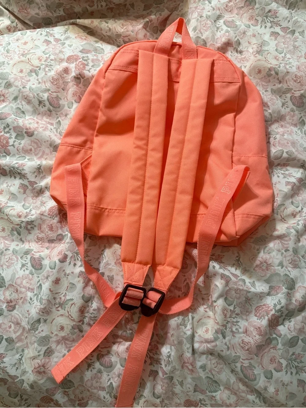 PINK Coral Canvas Backpack